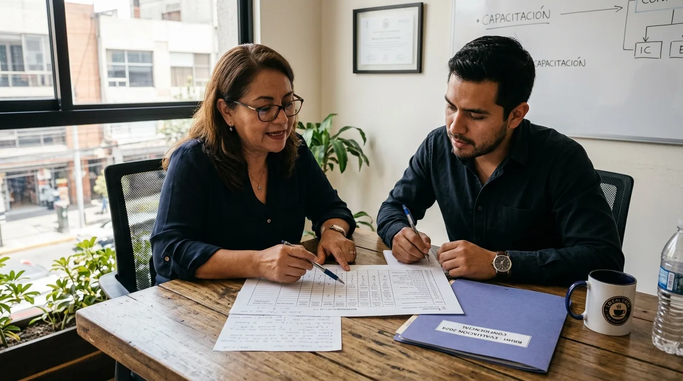 Revisión conjunta de los hallazgos de una DNC antes de definir el plan de capacitación