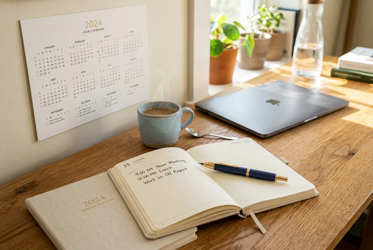 Calendario de planeación del ciclo de capacitación anual